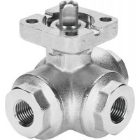 Шаровой кран Festo VZBA-11/4-GGG-63-32T-F0405-V4V4T