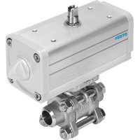 Кран с приводом Festo VZBA-2-WW-63-T-22-F0507-V4V4T-PS90-R-90-4-C