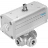 Кран с приводом Festo VZBA-3/4-GGG-63-32T-F0405-V4V4T-PP30-R-90-C